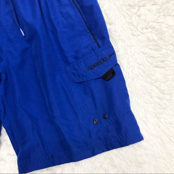 Speedo Netted Swim Trunks Sz M - Picture 2 of 9